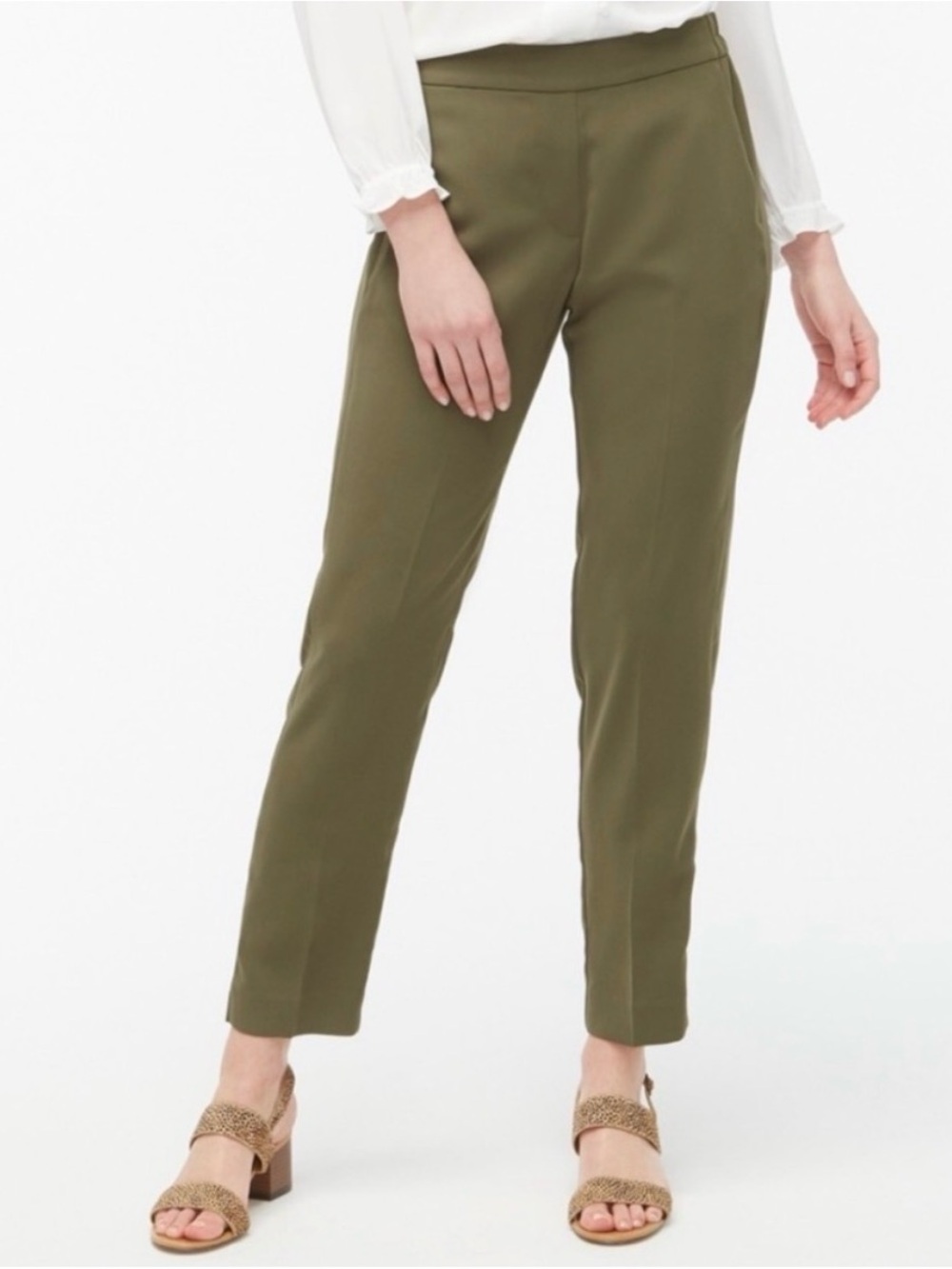 J. Crew Olive Tapered Jamie Pant | Dress Pants